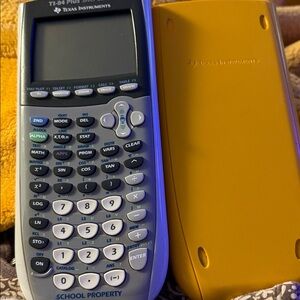Texas Instruments TI-84 Plus with Yellow Cover